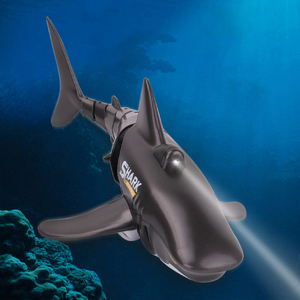 Tiburón eléctrico a Control remoto <span class=keywords><strong>para</strong></span> niños, 2,4G <span class=keywords><strong>de</strong></span> simulación <span class=keywords><strong>de</strong></span> juguete, barco <span class=keywords><strong>de</strong></span> peces, juguete <span class=keywords><strong>de</strong></span> verano, luz LED, Cargador USB - Product Image 3