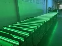 DMX512 lumière de scène contrôlée RGBW laveuse murale LED multifonctionnelle DJ scène stroboscopique 3 en 1 LED bande lumineuse intelligente pour Bar Party