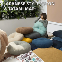 Beizhan Japanischer Stil Gewebte Anti-Milben Anpassbare Einfarbige Futon-Sofa-Bodenkissen Tatami-Matte für Wohnzimmer und Schlafzimmer