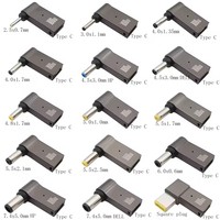 Adaptador de Carga para Portátil USB Tipo C PD de 100W, Conector Macho DC a Convertidor Hembra USB C para DELL HP Lenovo Acer