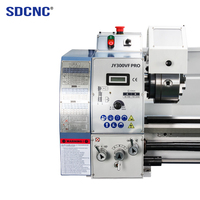 Tour à métaux de bureau horizontal de haute qualité, de qualité industrielle, petite machine-outil miniature pour l'enseignement, SDCNC JY300VF PRO