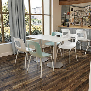 Muebles Yicai, <span class=keywords><strong>mesa</strong></span> de comida rápida de cuatro plazas y sillas de comedor para la escuela, <span class=keywords><strong>cantina</strong></span>, té de la leche, tienda de aperitivos, personal del restaurante - Product Image 6