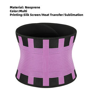ผ้านีโอพรีนขนาด XXL เข็มขัดกระชับสัดส่วนรองรับเอวเทรนเนอร์คาดท้องสำหรับผู้หญิงใช้ป้องกันการออกกำลังกายและเล่นกีฬา-สำหรับผู้ใหญ่ - Product Image 4