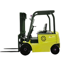 Chariot élévateur électrique avec contrepoids en fonte massif, capacité de charge stable, chariot élévateur à batterie pour entrepôt intérieur