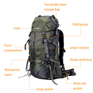 KEYICOL Sac de voyage de <span class=keywords><strong>camping</strong></span> pour l'alpinisme en plein air Grande capacité en nylon ultra léger imperméable Couleurs personnalisables Randonnée - Product Image 3