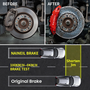 NAINEIL Performance Tuning Remsysteem Voorzijde Gesmede 6-zuiger Remklauw NS6 BBK Grote Remset voor Toyota 86 Subaru BRZ - Product Image 3