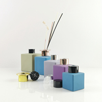 Bouteilles de diffuseur d'arôme en verre vide de luxe 50 ml 200ml Unique Loris Parfum Reed Diffuseur Emballage avec boîte