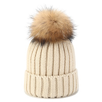 2025 hiver chaud bébé tricot chapeau avec Double Pom Pom Cachmier bonnet pour enfant en bas âge 3D brodé hiver accessoire