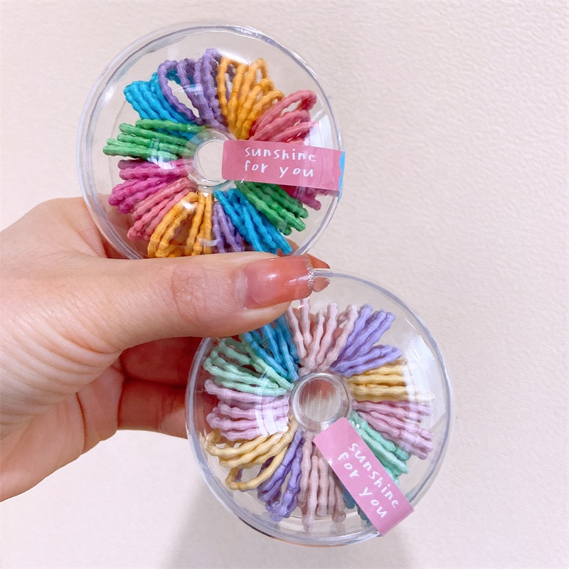 Корейская версия Детская цветная резинка для волос маленькая девочка плетеная резинка для волос