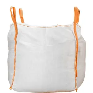 Goedkope Groothandel 100% Virgin Polypropyleen (Pp) Plastic Grote Fibc Tas Fabrikant 1 Ton Jumbo Tas