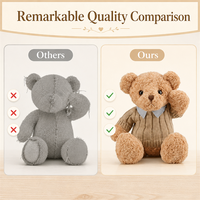 Ours en peluche personnalisé de 30-50 cm, coussin de lit pour enfant, cadeau, jouet en peluche