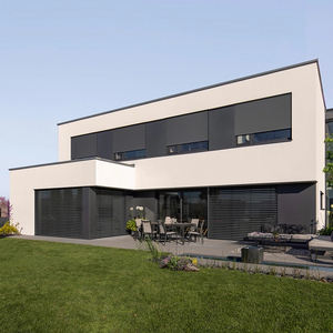 Thiết kế hiện đại ngoài trời nhôm Rèm <span class=keywords><strong>Venetian</strong></span> không thấm nước thông minh louver điện bên ngoài được xây dựng trong kim loại <span class=keywords><strong>Skylight</strong></span> đồng bằng - Product Image 2