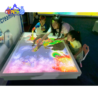 Jeu de projection 3D interactif AR pour enfants, aire de jeux éducative intérieure sur le thème du château de jeux