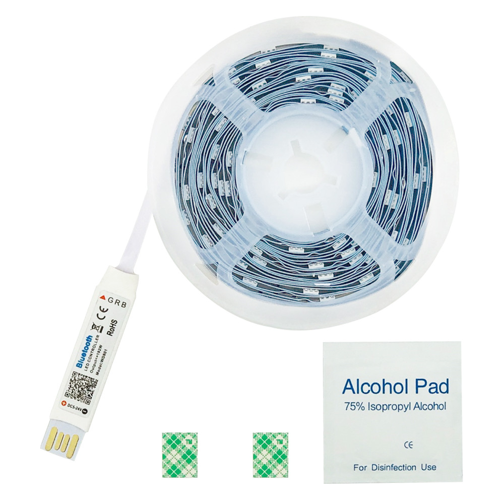 LED Light Strips Mini USB Infrared Bluetooth-compatible WIFI Controller RGB 5050 Flexible Lamp Tape Diode TV Background Lighting