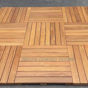 Dalles de terrasse en bois d'extérieur résistantes aux intempéries : Teck de Birmanie, Kempas, Merbau, IPE, Cumaru - Product Image 6