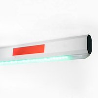 Offre Spéciale bras en aluminium imperméable de barrière de stationnement de ceinture du bras LED de barrière de boom avec le kit complet rouge vert LED
