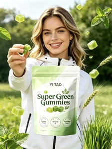 Marque privée OEM/ODM |   Gummies véganes à la pectine, à base d'extrait naturel de blé, d'orge et de spiruline, pour le soutien de la santé digestive - Product Image 5
