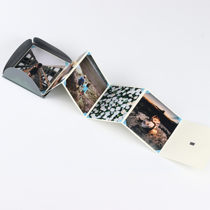 Álbum DE <span class=keywords><strong>FOTOS</strong></span> plegable con logotipo personalizado al por mayor, <span class=keywords><strong>Polaroid</strong></span>, papel deslizante tirado a mano, graduación, cumpleaños, bebé, foto de memoria familiar - Product Image 1
