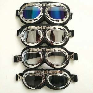 Wholesale Retro Unisex Windproof Motorcycle Goggle <b>Glasses</b> <b>Motorbike</b> Pilot Steampunk Goggles Sunglasses - Product Image 2