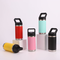 Bouteille d'eau sport isotherme en acier inoxydable à double paroi personnalisée de 18 oz, avec bouchon à ouverture rapide, HydraFlask, YETYITumbler
