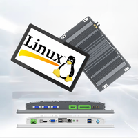 PC industriel à écran tactile capacitif 10 points de 12,1 pouces, mini PC sans ventilateur, étanche IP65, processeur Intel, boîtier d'ordinateur pour l'edge computing