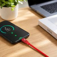 Câble USB A vers Micro USB 2.1A, charge rapide, coque en aluminium tressée en nylon, synchronisation des données 480 Mbps pour téléphone et tablette Android