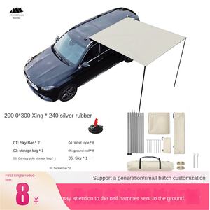 Auvent <span class=keywords><strong>de</strong></span> <span class=keywords><strong>jardin</strong></span> extérieur Auvent latéral sans poinçon Isolation coupe-vent à conduite rapide Ultraviolet étanche UPF50 PVC plastique - Product Image 6