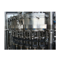 Machine de remplissage automatique pour petites usines de boissons, jus de fruits, bière, cola, soda, eau gazeuse, boissons énergisantes, huile, en bouteilles PET et en verre
