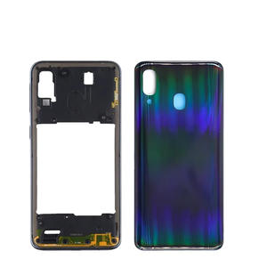 Couvercle de batterie arrière porte arrière boîtier en verre avec cadre pour <span class=keywords><strong>Samsung</strong></span> Galaxy <span class=keywords><strong>A40</strong></span> A405 boîtier arrière arrière - Product Image 4