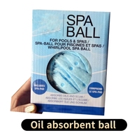 Balle nettoyante pour surface SOMA SPA |   Tissu filtrant soufflé à chaud 400 g/m² pour absorber l'huile et les débris flottants des spas et jacuzzis