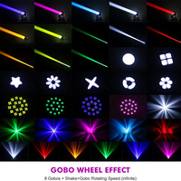 150W Stage Beam Lamp Led DMX GOBO Spot Beam Moving Head Lights pour Night Club Disco Dj Wedding Festival Party