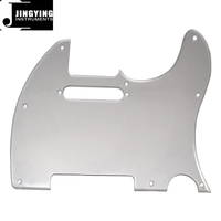 Jingying vente en gros de matériel spécial miroir or/argent 8 trous TL guitare électrique Pickguard pièces et accessoires d'instruments à cordes