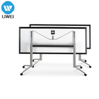 Tables pliantes commerciales en bois modernes LIWEI et table de formation à plateau rabattable avec installation facile pour bureau et salle de conférence