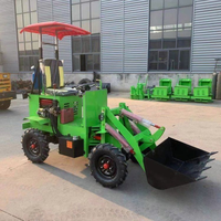 Pelle seau agricole compacte de haute qualité Prix compétitif Mini chargeuse sur pneus électrique à vendre
