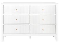 Meubles de chambre à coucher personnalisés en usine Commode en bois à 6 tiroirs Placards Unités de stockage Organisateur