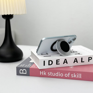 Soporte Magnético para Teléfono con Ángulo Ajustable, Soporte Giratorio Portátil para Celular, Plegable de <span class=keywords><strong>Escritorio</strong></span>, de Bolsillo, para Viajes, Flexible - Product Image 2