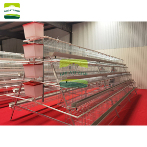Nouvelle cage à <span class=keywords><strong>poules</strong></span> de type A pour batterie d'élevage, galvanisée à chaud, 4 étages, 5 portes, pour 160 oiseaux, avec mangeoire en <span class=keywords><strong>PVC</strong></span> et <span class=keywords><strong>abreuvoir</strong></span> long - Product Image 2