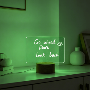 Erasable Transparent Acrylic Message Note Board Diy Creative Gift Rewritable USB 3D <b>Led</b> Night <b>Light</b> With Free Highlighter - Product Image 4