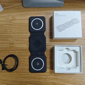Wireless Magnetic Travel 3 Ni 1 Charger for iphone 16 15 14 13 12 11 Foldable Charging Station Magnet Phone Wireless Chargers - Product Image 2