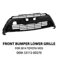 Grille inférieure du pare-chocs avant pour Toyota Vios 2014, 53112-0D270