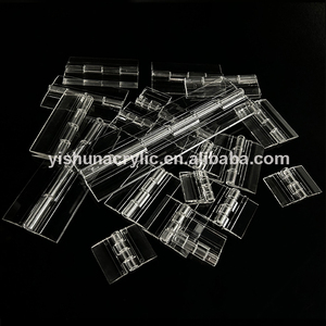 Yishun Wholesale 100*42mm 150*45mm 200*42mm 300*45mm Clear Acrylic Crystal <strong>Hinge</strong> PMMA Plastic <strong>Hinges</strong> <strong>for</strong> Cabinet Storage Box - Product Image 6
