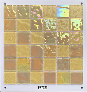 Carreau de mosaïque poli émaillé en céramique d'usine professionnelle carreaux de sol en marbre porcelaine pour piscine carré 4mm carreau carré en verre - Product Image 4