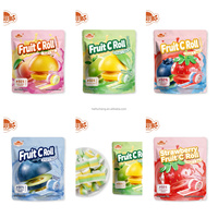 Caramelos de Goma en Tiras de Frutas, Directo de Fábrica, Bolsa Resellable, OEM, Marca Privada, Empaque Personalizado, Venta al Por Mayor, Importador