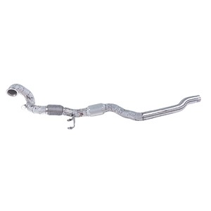 Compatible avec AUDI Q3 Sportback 45TFSI 4WD 2019-2023, tuyau avant droit en acier inoxydable sport et collecteur d'échappement sans catalyseur. - Product Image 1
