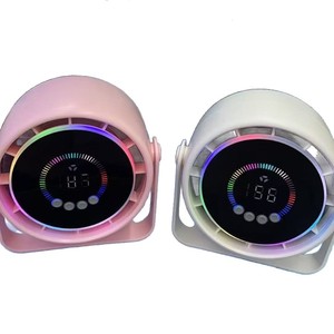 Ventilador de Escritorio Inteligente HM102 con Luz, Alimentación USB, Control Digital, Pantalla a Color, Funcionamiento Silencioso, Diámetro de Aspas de 7 a 9.9 Pulgadas - Product Image 3
