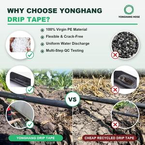 Système d'irrigation <span class=keywords><strong>goutte</strong></span> <span class=keywords><strong>à</strong></span> <span class=keywords><strong>goutte</strong></span> Yonghang pour 1 hectare, ruban PE enroulable avec goutteurs, diamètre <span class=keywords><strong>16</strong></span> mm, débit 2-3 L/H - Product Image 3
