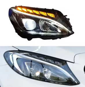 ราคาขายส่งอะไหล่รถยนต์ โคมไฟหน้ารถยนต์สำหรับ Mercedes-Benz C-Class W205 ปี 2014 2015 2016 2017 2018 OEM 2059067303 2059067403 - Product Image 6