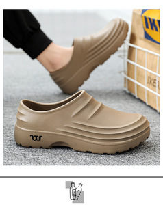 Chaussures de Chef Homme Antidérapantes en <span class=keywords><strong>EVA</strong></span> Noires, Résistantes à l'Usure et à l'Huile, Confort Optimal pour le Travail en Intérieur - Vente en Gros - Product Image 5