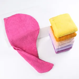 Custom Wrap Kleurrijke Vrouwen Zachte Katoenen Magic Sneldrogend Haar Handdoek
