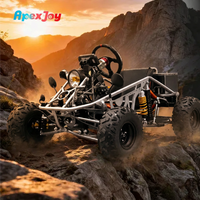 ApexJoy BAJA - Essieu arrière S2 - 2000W - Kart électrique tout-terrain - Vitesse maximale 90 km/h - Buggy des dunes pour adultes - 4 freins à disque hydrauliques - Suspension intégrale